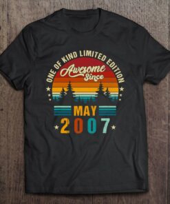 Vintage 16Th Birthday Awesome Since May 2007 Epic Legend 1