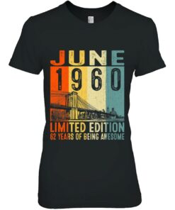 Vintage 1960 62 Years Old Made In June 1960 62Nd Birthday 1 Vintage 1960 62 Years Old Made In June 1960 62Nd Birthday 2