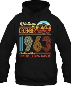 Vintage 1963 Limited Edition December 59Th Birthday Gifts 2 Vintage 1963 Limited Edition December 59Th Birthday Gifts 3