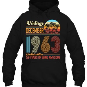 Vintage 1963 Limited Edition December 59Th Birthday Gifts 3