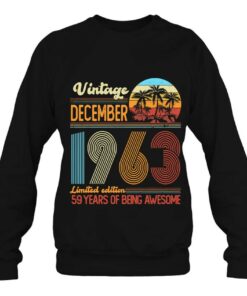 Vintage 1963 Limited Edition December 59Th Birthday Gifts 3 Vintage 1963 Limited Edition December 59Th Birthday Gifts 4
