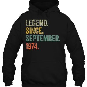 Vintage 1974 48Th Birthday Legend Since September 1974 Years 3