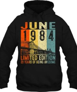 Vintage 1984 39 Years Old Made In June 1984 39Th Birthday 3