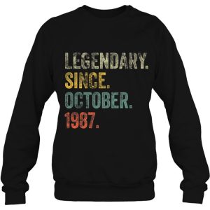 Vintage 1987 35Th Birthday Legendary Since October 1987 Years 4