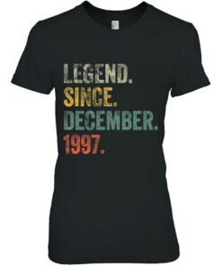 Vintage 1997 25Th Birthday Legend Since December 1997 Retro 2