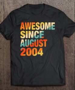 Vintage 19Th Birthday Awesome Since August 2004 19 Years Old 1