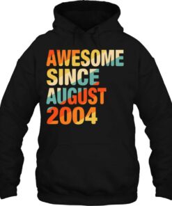 Vintage 19Th Birthday Awesome Since August 2004 19 Years Old 3