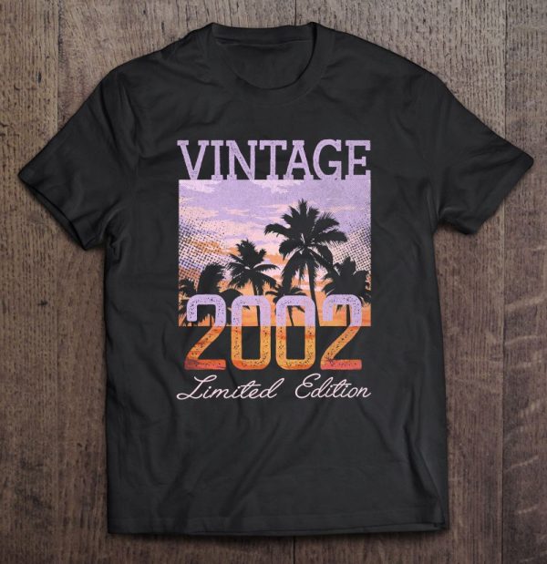 Vintage 2002 Limited Edition 20Th Birthday 20 Years Old Gifts