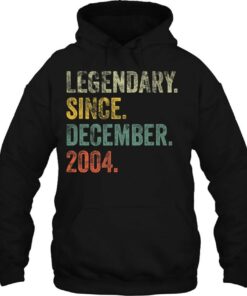 Vintage 2004 18Th Birthday Legendary Since December 2004 Birthday 3