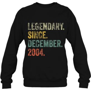 Vintage 2004 18Th Birthday Legendary Since December 2004 Birthday 4