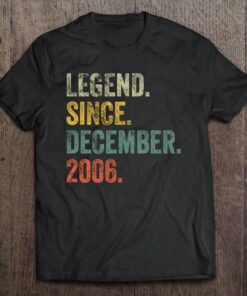 Vintage 2006 16Th Birthday Legend Since December 2006 Retro 1