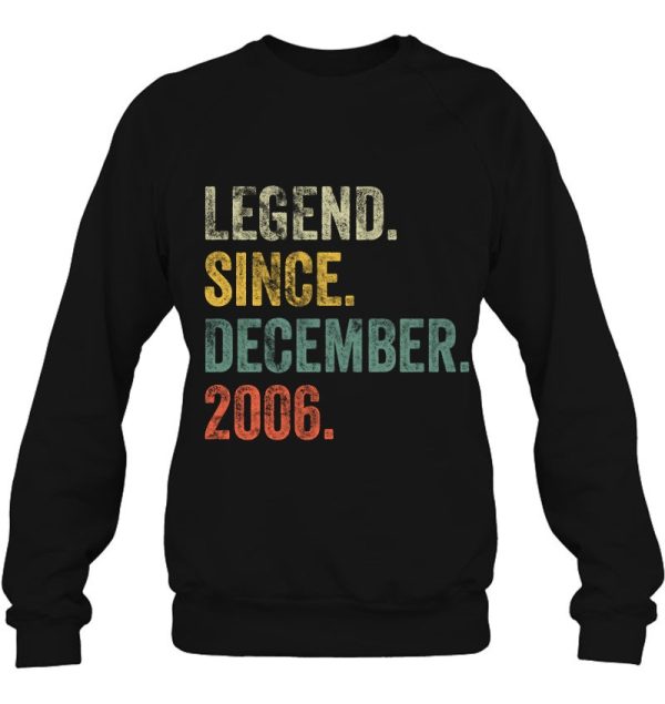 Vintage 2006 16Th Birthday Legend Since December 2006 Retro