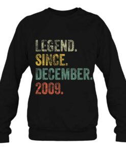 Vintage 2009 13Th Birthday Legend Since December 2009 Birthday 4