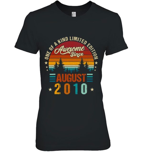 Vintage 2010 Awesome Since August 2010 Limited Edition 12Th
