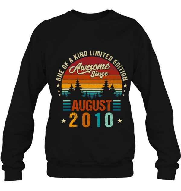 Vintage 2010 Awesome Since August 2010 Limited Edition 12Th