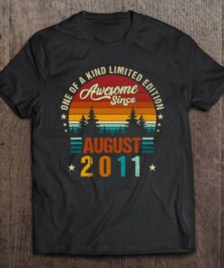 Vintage 2011 Awesome Since August 2011 Limited Edition 11Th 1