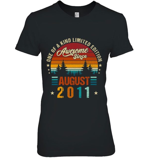 Vintage 2011 Awesome Since August 2011 Limited Edition 11Th