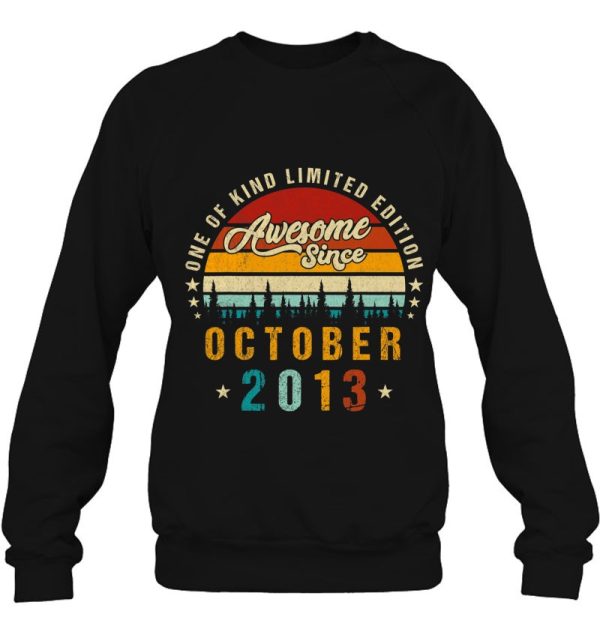 Vintage 2013 Awesome Since October 2013 Limited Edition