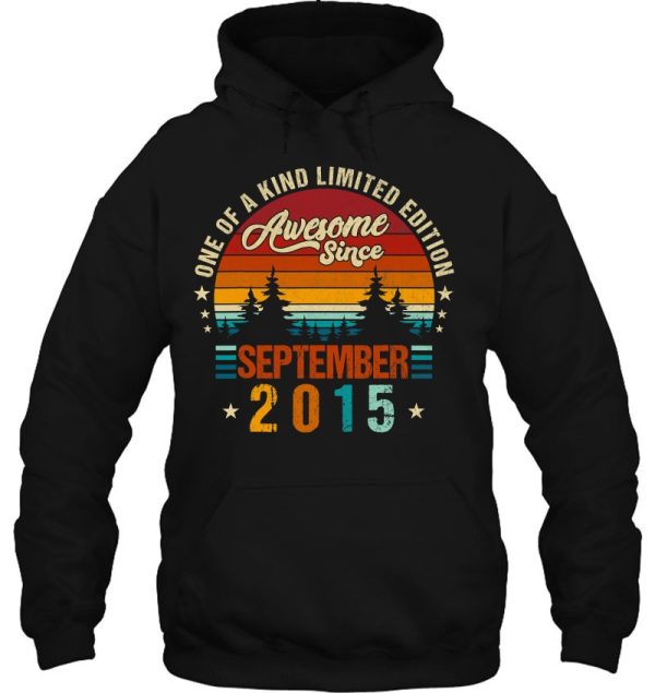 Vintage 2015 Awesome Since September 2015 Limited Edition 8 Years Old