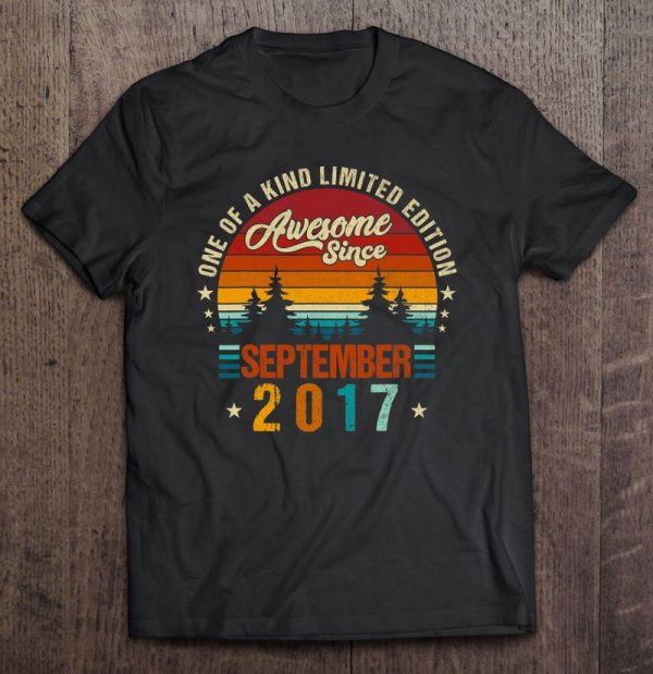 Vintage 2017 Awesome Since September 2017 Limited Edition