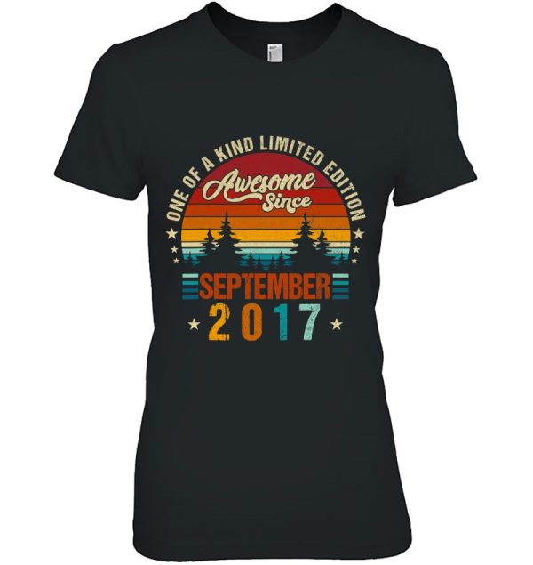 Vintage 2017 Awesome Since September 2017 Limited Edition