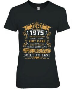 Vintage 46Th Birthday June 1975 Shirt 46 Years Old 2