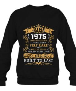 Vintage 46Th Birthday June 1975 Shirt 46 Years Old 4