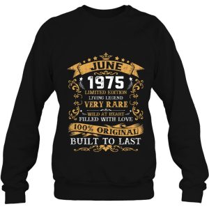 Vintage 46Th Birthday June 1975 Shirt 46 Years Old 4