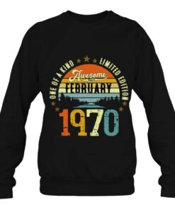 Vintage 53Rd Birthday Awesome Since February 1970 Retro 4