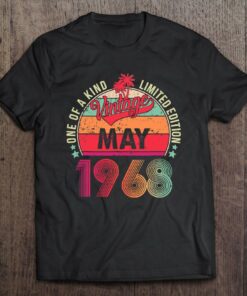 Vintage 55Th Birthday Awesome Since May 1968 Limited Edition 1
