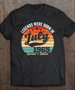 Vintage 58Th Birthday Legends Were Born In July 1965 Years 1
