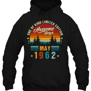 Vintage 61St Birthday Awesome Since May 1962 Birthday Gift