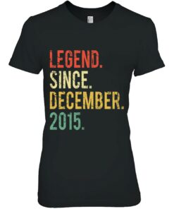 Vintage 7 Years Old Shirt Gift- Legend Since December 2015 Birthday 1 Vintage 7 Years Old Shirt Gift Legend Since December 2015 Birthday 2