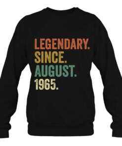 Vintage August 1965 Apparel 57Th Birthday Men Women 4