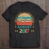 Vintage Birthday Awesome Since August 2017 Limited Edition