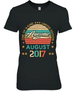 Vintage Birthday Awesome Since August 2017 Limited Edition 2