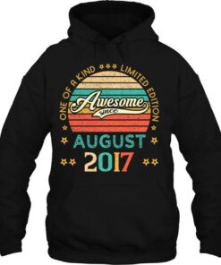 Vintage Birthday Awesome Since August 2017 Limited Edition 3