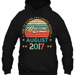 Vintage Birthday Awesome Since August 2017 Limited Edition 3