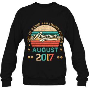 Vintage Birthday Awesome Since August 2017 Limited Edition 4