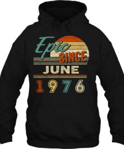 Vintage Epic Since June 1976 46 Years Old Birthday 3