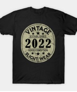 Vintage Established 2022 Good Condition Slight Wear T Shirt 1