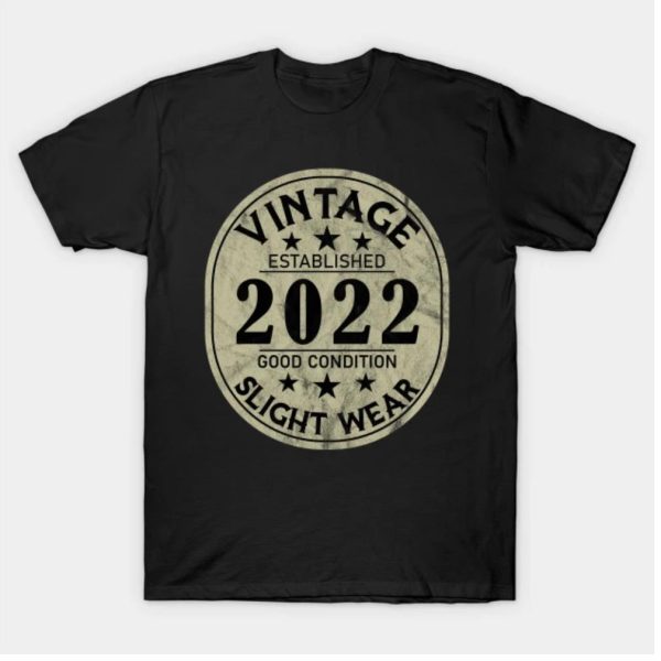 Vintage Established 2022 Good Condition Slight Wear T-Shirt
