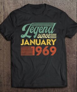 Vintage Legend Since January 1969 Birthday 1