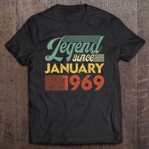 Vintage Legend Since January 1969 Birthday 1