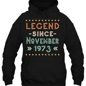 Vintage Legend Since November 1973 Birthday Men Women 3