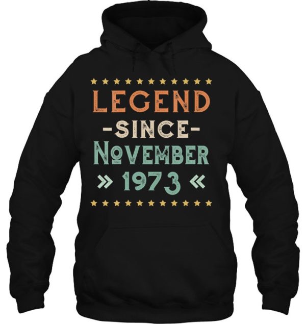 Vintage Legend Since November 1973 Birthday Men Women