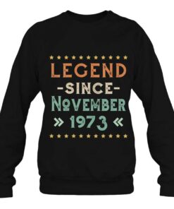 Vintage Legend Since November 1973 Birthday Men Women 4