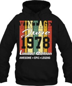 Vintage Limited Edition Birthday Decoration June 1978 Retro 3