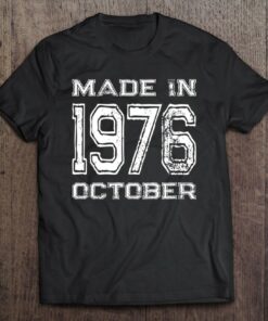Vintage Made In 1976 October Birthday Gift 1