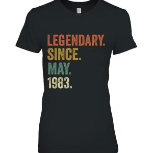 Vintage May 1983 Tshirt 36Th Birthday Men Women